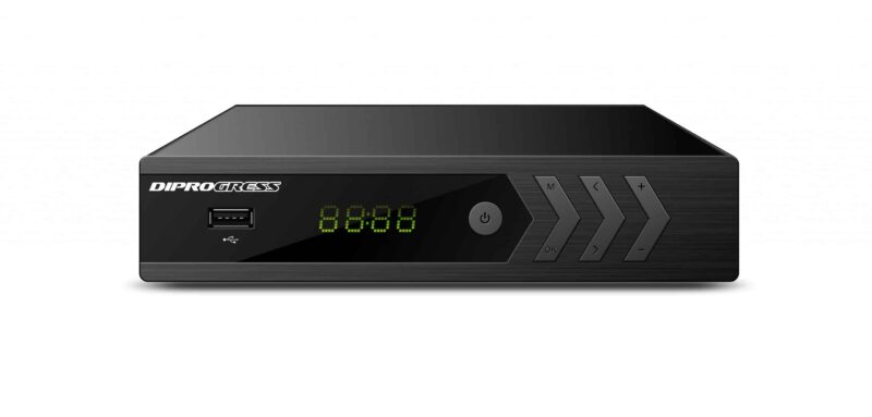 Decoder DPT220HD con Registratore USB DVB-T2 HEVC MAIN 10 + RCU 2in1
